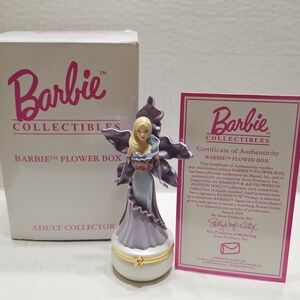 Barbie Collectible 4.75" Barbie Flower Box Mini Doll 2002 Mattel Limited Retired